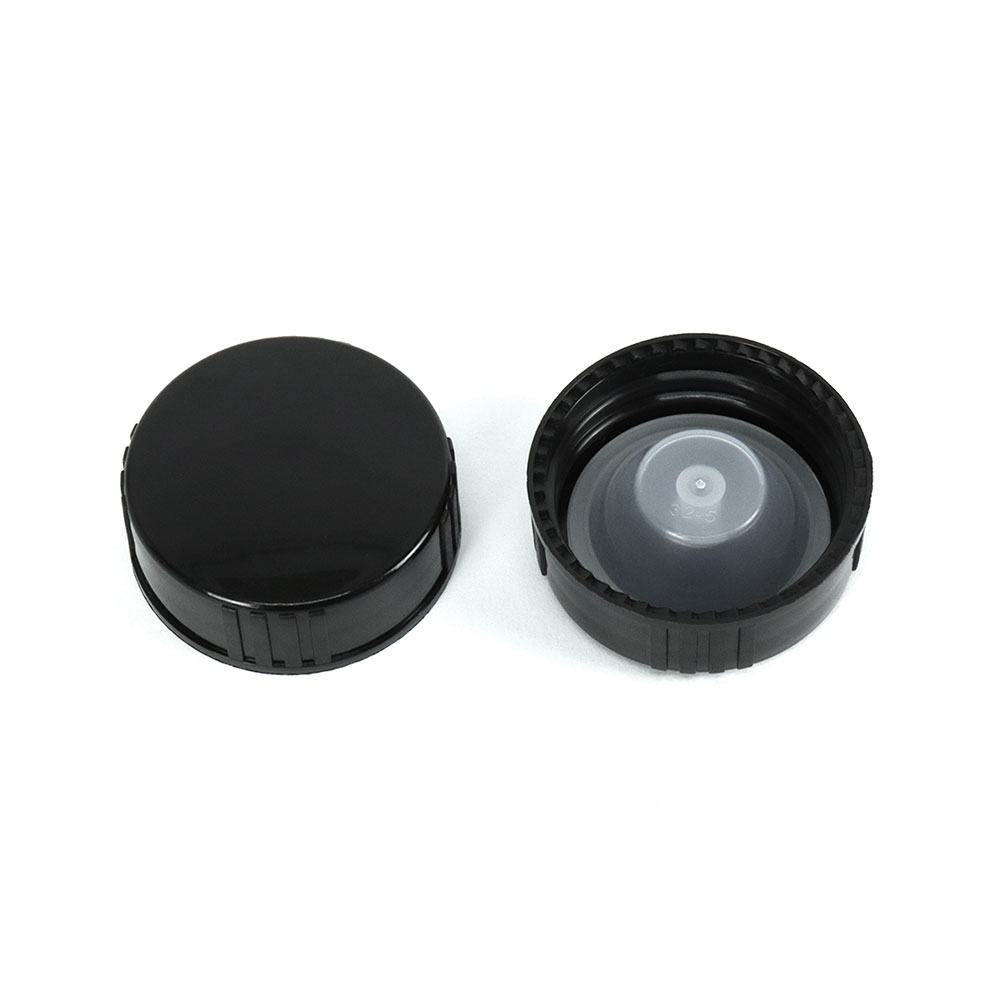 C33RINGSEALBLK---33mm-Plastic-Cap-Black