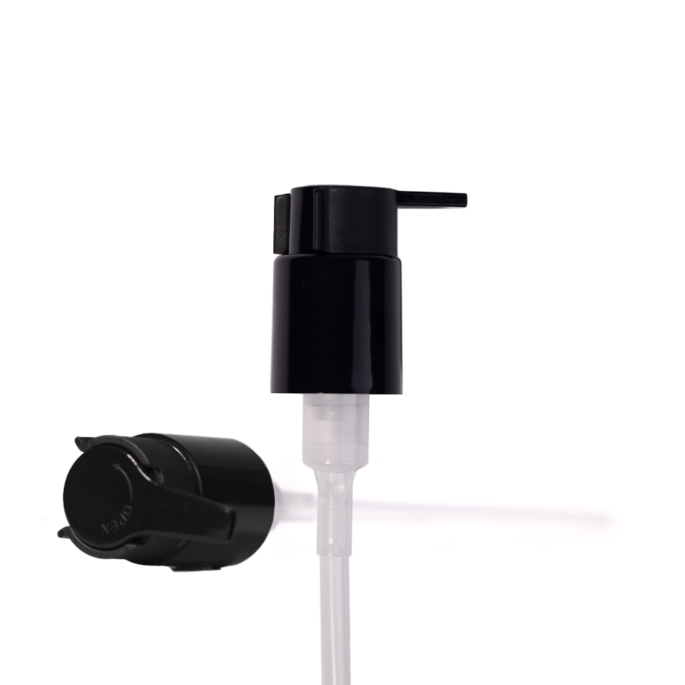 LP24TLHVBS Lotion Pump White Smooth 24mm (410 neck) Twist Lock High Viscosity