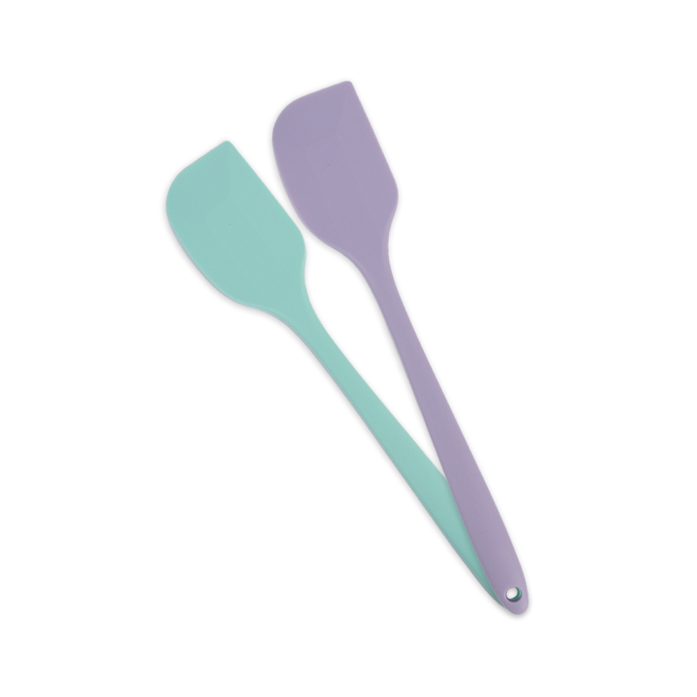 MLLSPATGRE    Large Silicone Spatula – Green and Purple
